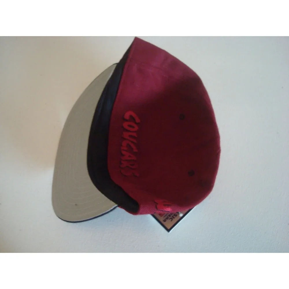 WASHINGTON STATE COUGARS 80S FITTED SZ 7 3/8 DEADSTOCK HAT CAP VINTAGE D1‎